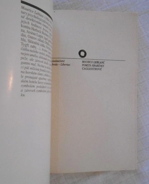 Maurice Leblanc - Pomsta hraběnky Cagliostrové - 1993