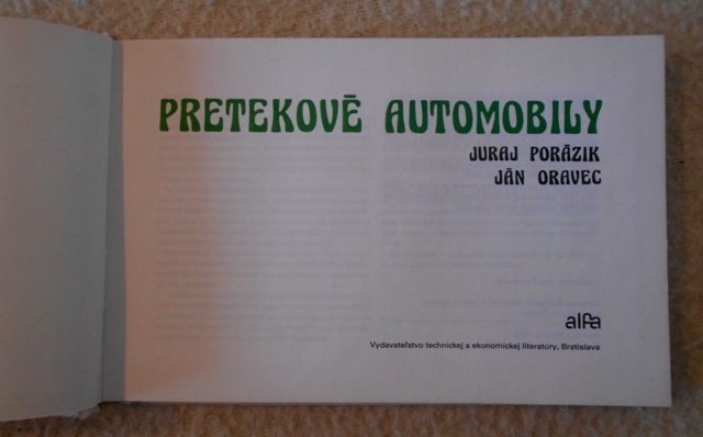 Porázik, Oravec - Pretekové automobily - Alfa 1989