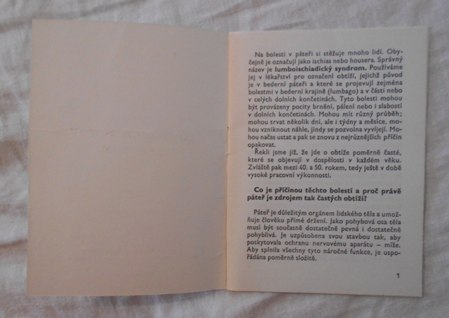 MUDr. Karel Obrda - Lumboischiadický syndrom - 1978