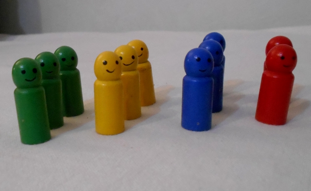 Hrací figurky ke hře Jede, jede mašinka - 11 kusů