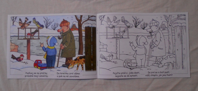Dětské omalovánky Zima - MFP Přerov