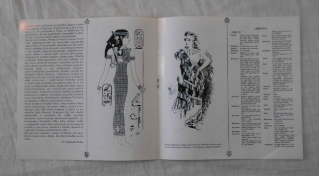 Program Moravské divadlo Olomouc 1993/94 - Giuseppe Verdi Aida