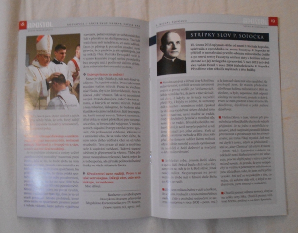 Časopis Apoštol Božího milosrdenství rok 2015 číslo 1