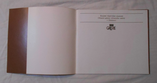 Přemyslovský palác Olomouc - katalog expozice 1988
