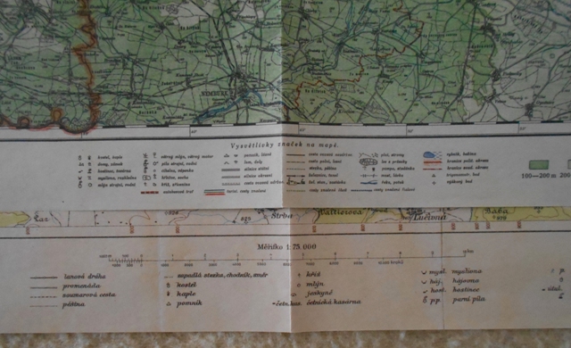 Replika mapa: Turistická mapa Českého Ráje a Chytilova mapa Vysokých Tater - SOUČASNÁ