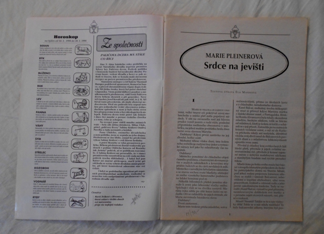 Marie Plainerová - Srdce na jevišti - IŽ 1998