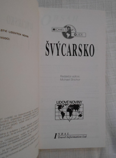 Švýcarsko - Michael´s Guide - 1992