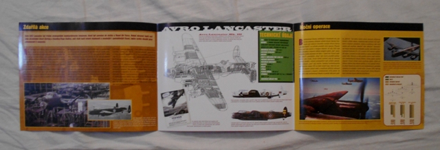 Reklamní objednávkový leták Avro Lancaster Na špičce útoků Bomber Command - Atlas Editions