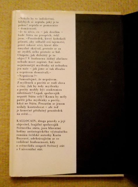 Karin Boyeová - Kallocain - 1982