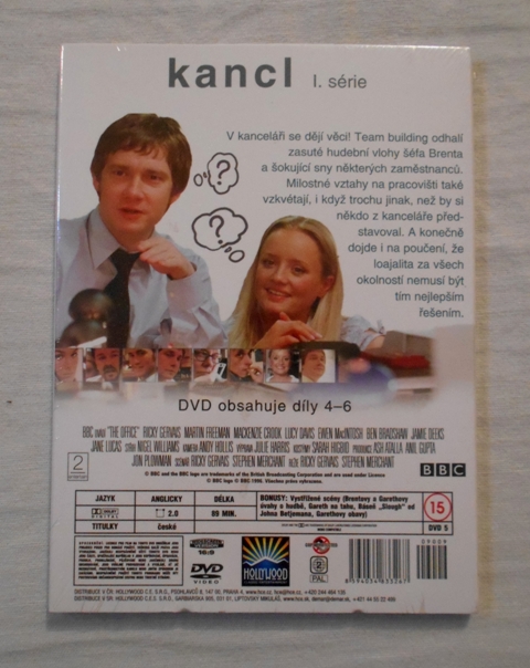 DVD BBC Kancl I. série díly 4-6 - DVD NEVYBALENÉ