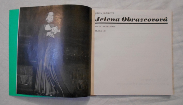 Jiřina Jirásková - Jelena Obrazcovová - s vloženou SP deskou - 1985