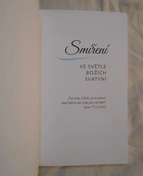 William H. Branson - Smíření ve světle Božích svatyní - 2020