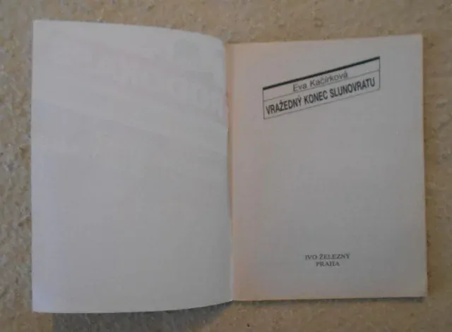 Eva Kačírková - Vražedný konec slunovratu - Rodokaps 140 - 1993