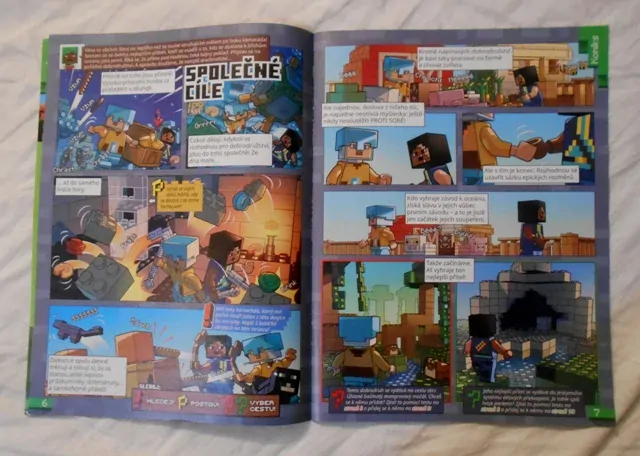 Časopis Lego Minecraft 4 / 2023 - bez dárků s posterem