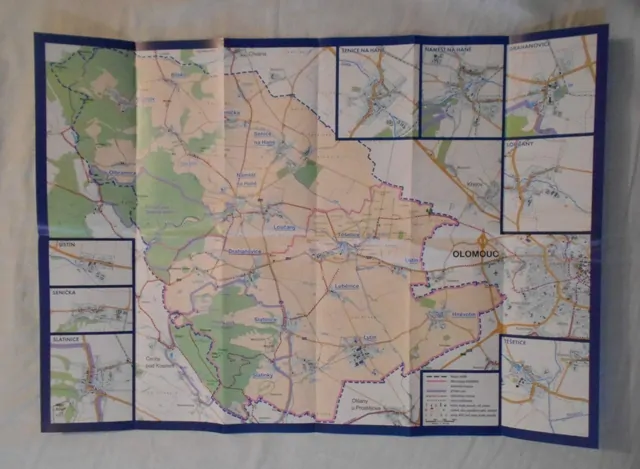 Mapa Region Haná Mapový průvodce památkami - rok 2004