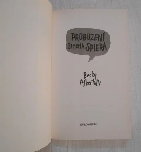 Becky Albertalli - Probuzení Simona Spiera - Yoli 2017