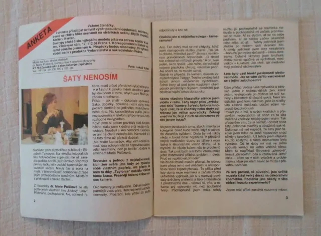 Časopis Šijeme v Ateliéru květen 135 - číslo 4/1991