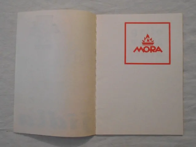 Reklamní receptář Grilovaná Jídla - Mora 1973