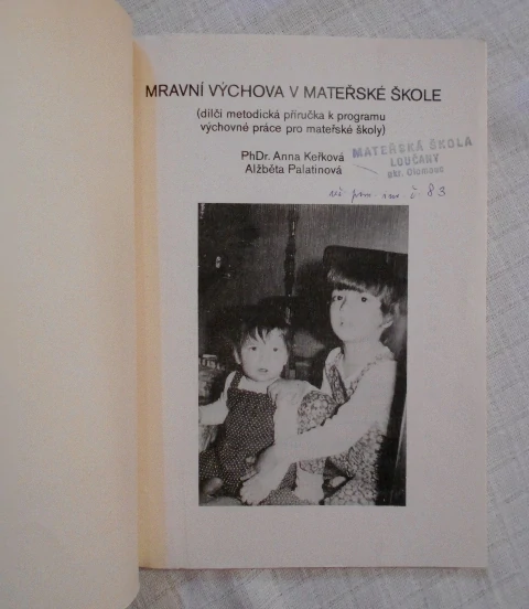 Keřková, Palatinová - Mravní výchova v mateřské škole - 1989