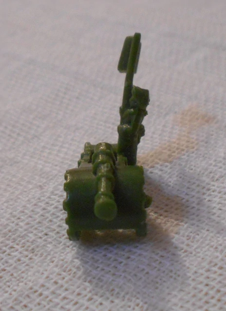 Dětská figurka - plastový kanonýr zelený - 2,5 cm
