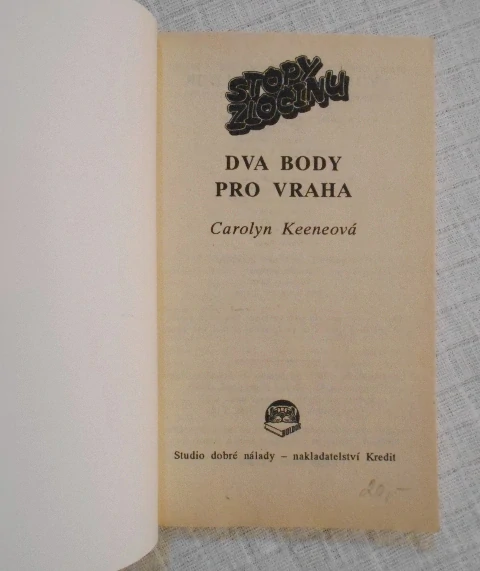 Carolyn Keeneová - Dva body pro vraha - Nancy Drew / Stopy zločinu 7 - 1993