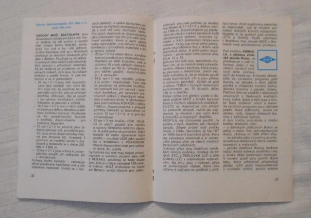 Časopis Abc o oděvních materiálech - Ateliér Květen 127 - číslo 4/1989