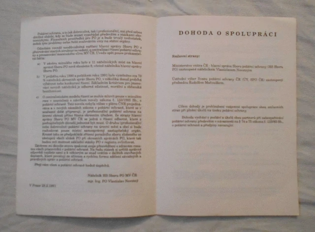 Časopis Aktuality 2/91 - rok 1991 číslo 22 - Hlavní správa Sboru požární ochrany ČR