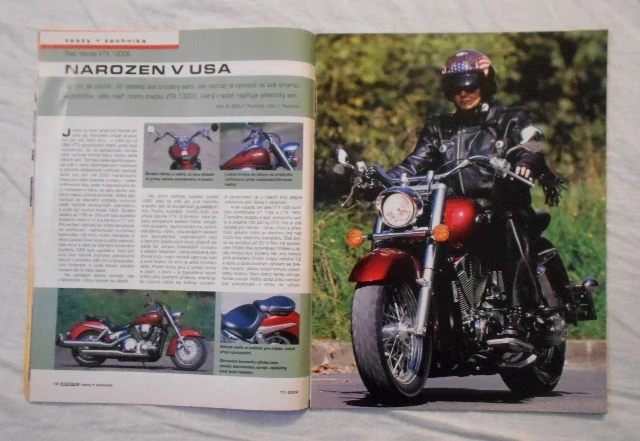 Časopis Motocykl rok 2002 číslo 11 Listopad