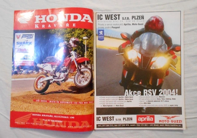 Časopis Motoráj rok 2003 číslo 11 listopad