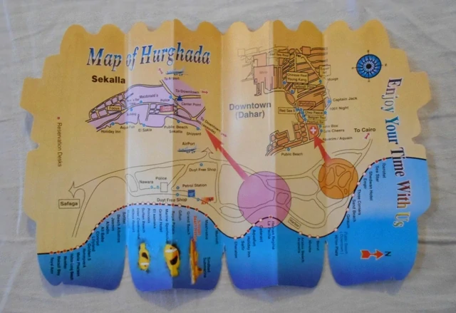 Propagační mapa Egypt Hurghada - Sindbad Submarine Hurghada Red Sea Egypt