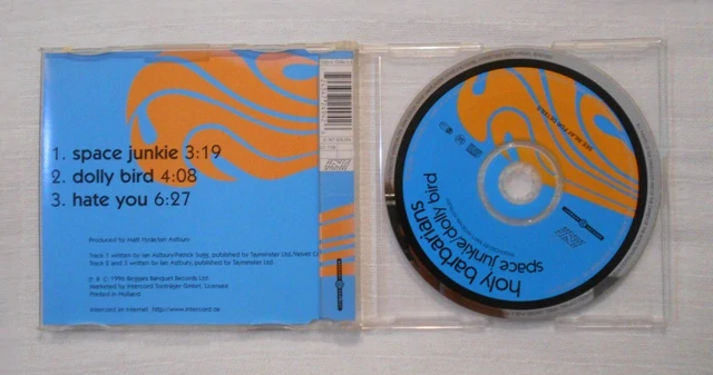 CD single Holy Barbarians - Space Junkie / Dolly Bird - from Liverpool with Love - 1996