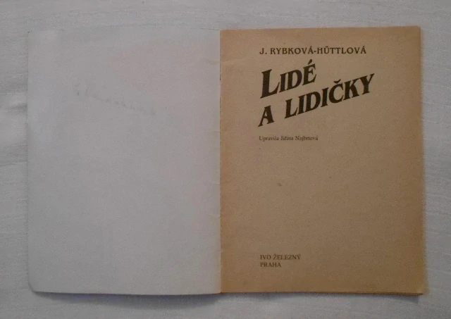 Jaromíra Rybková-Hüttlová - Lidé a lidičky - IŽ 1992