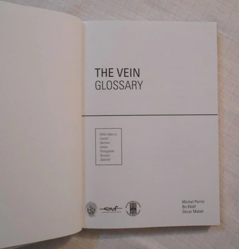 Perrin, Eklőf, Maleti - The Vein Glossary - France 2018 - anglicky