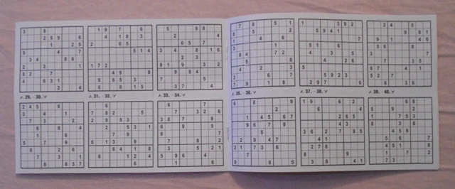 Sudoku pro volnou chvilku rok 2025 číslo 2 - nevyluštěný
