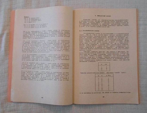 Lenka Turečková - Základy logiky - Policejní akademie ČR 1994