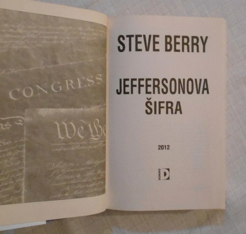 Steve Berry - Jeffersonova šifra - Domino 2012