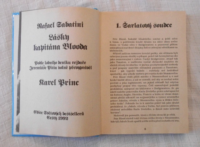 Sabatini, Princ - Lásky kapitána Blooda - 1992
