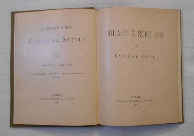 Karolína Světlá - Ohlasy z roku 1848 - Otto 1901