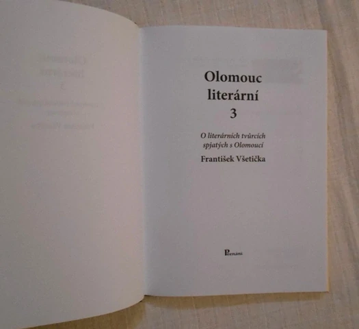 František Všetička - Olomouc literární 3 - 2016