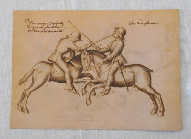 Replika Fechtbuch Hanse Talhoffera 1467 ( Kniha šermu ) - současná příloha