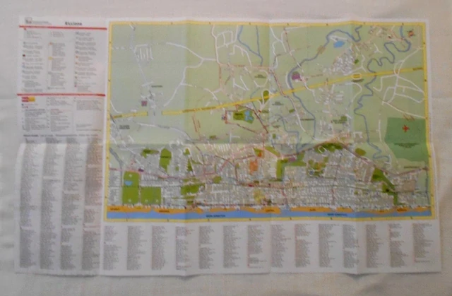 Riccione City map - Provincia di Rimini Edizione 2008