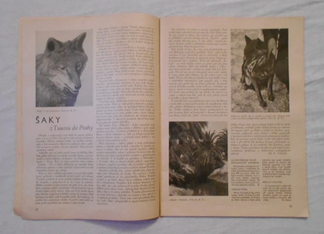 Časopis Naší přírodou ročník II. číslo 1 rok 1938