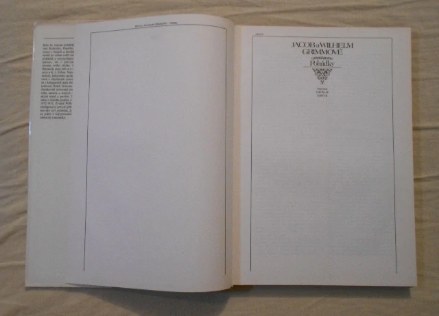 Jacob Grimm, Wilhelm Grimm - Pohádky - 1988