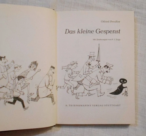 Otfried Preußler ( Preussler ) - Das Kleine Gespenst - německy
