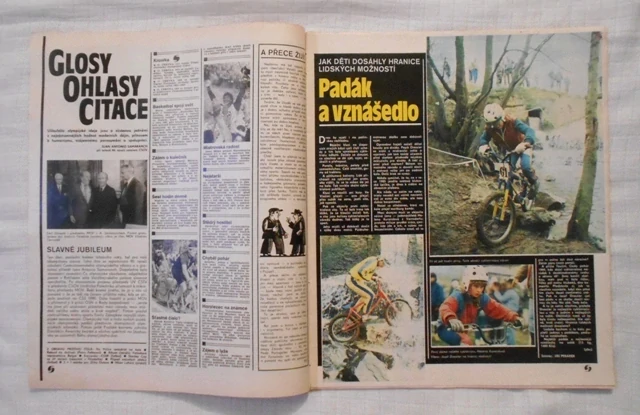 Časopis Stadion číslo 24 ročník 37 rok 1989