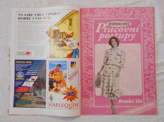 Časopis Praktická žena rok 1996 č. 7 s všitou přílohou