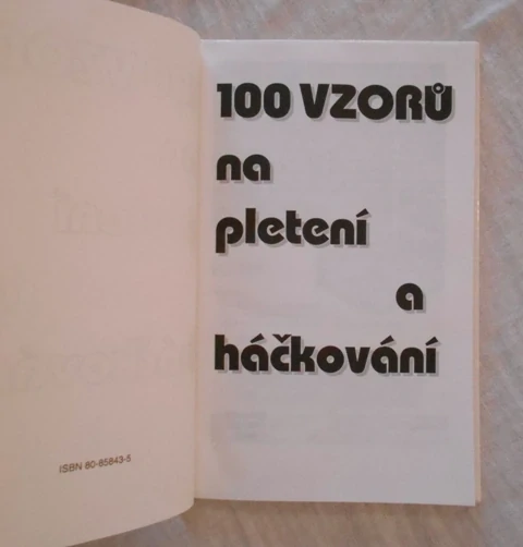 Michaela Lansdorfová a kol. - 100 vzorů na pletení a háčkování - 1995