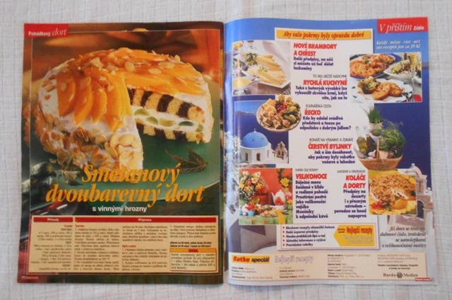 Časopis Nejlepší recepty - Katka speciál rok 1998 číslo 3 březen