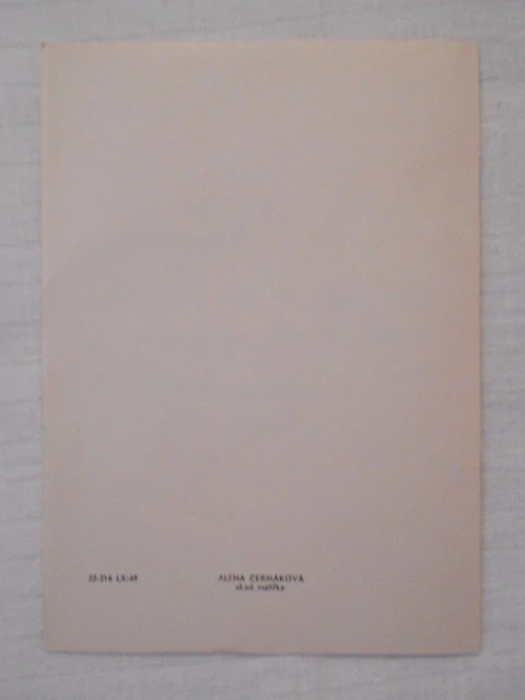 Telegram - Alena Čermáková ilustrovaný doručovací formulář použitý - 1982
