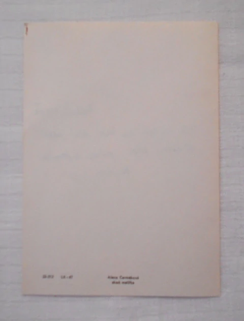 Telegram - Alena Čermáková ilustrovaný doručovací formulář použitý - 1982